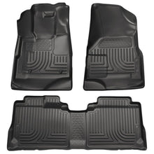 Load image into Gallery viewer, Husky Liners 10-12 Cadillac SRX WeatherBeater Combo Black Floor Liners (One Piece for 2nd Seat) Floor Mats - Rubber Husky Liners
