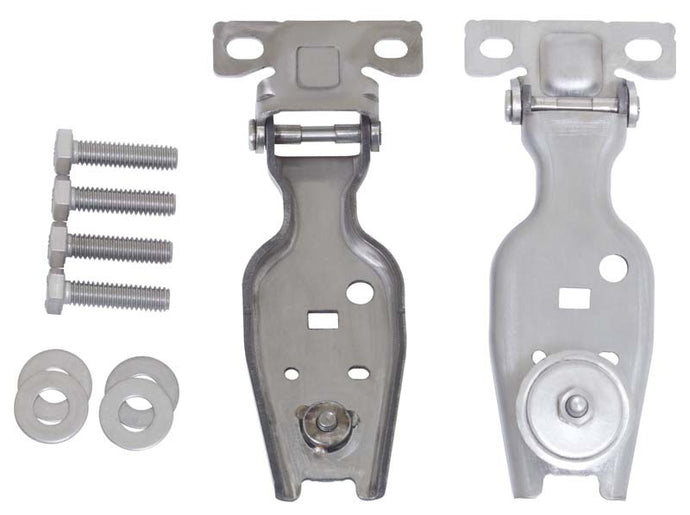 Kentrol 07-18 Jeep Wrangler JK Liftgate Hinge Pair Bare Grey Hardware - Singles Kentrol