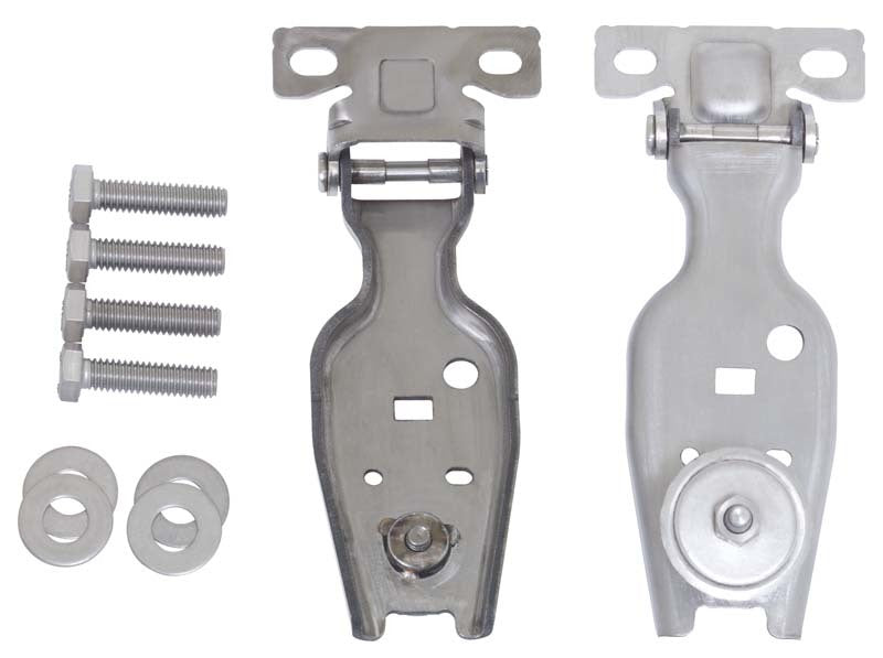 Kentrol 07-18 Jeep Wrangler JK Liftgate Hinge Pair Bare Grey Hardware - Singles Kentrol