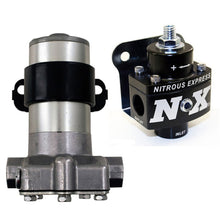 Load image into Gallery viewer, Nitrous Express Black Style Fuel Pump and Non Bypass Regulator Combo Fuel Pumps Nitrous Express
