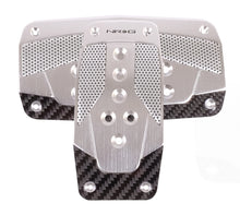 Load image into Gallery viewer, NRG Aluminum Sport Pedal A/T - Silver w/Black Carbon Pedal Covers NRG
