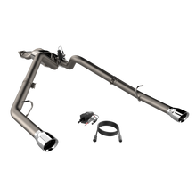 Load image into Gallery viewer, QTP 2019 + Ram 1500 CC/SB 5.7L Screamer 304 SS Cat Back Exhaust Split Rear Exit w/3in Tips Catback QTP
