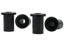 Load image into Gallery viewer, Whiteline Plus 83-01 Mitsubishi Montero Rear Shackle Bushing Kit Spring Insulators Whiteline
