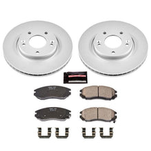 Load image into Gallery viewer, Power Stop 04-06 Hyundai Tiburon Front Z17 Evolution Geomet Coated Brake Kit Brake Kits - Performance Blank PowerStop
