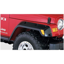 Load image into Gallery viewer, Bushwacker 97-06 Jeep TJ Pocket Style Flares 4pc - Black Fender Flares Bushwacker
