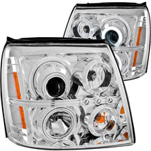 Load image into Gallery viewer, ANZO 2003-2006 Cadillac Escalade Projector Headlights w/ Halo Chrome (CCFL) (HID Compatible) Headlights ANZO
