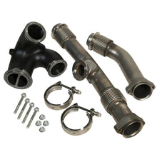 Load image into Gallery viewer, BD Diesel UpPipe Kit - Ford 2004.5-2007 6.0L Powerstroke w/EGR Connector Connecting Pipes BD Diesel
