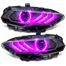 Load image into Gallery viewer, Oracle Lighting 18-23 Ford Mustang Dynamic ColorSHIFT LED Headlights - Black Series SEE WARRANTY Headlights ORACLE Lighting   
