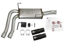 Load image into Gallery viewer, aFe Rebel Series CB Middle-Side Exit SS Exhaust w/ Black Tips 09-16 GM Silverado/Sierra V6/V8 Catback aFe
