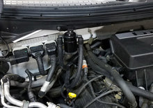 Load image into Gallery viewer, J&amp;L 11-14 Ford F-150/Ford F-150 Raptor 6.2L Passenger Side Oil Separator 3.0 - Black Anodized Oil Separators J&amp;L
