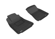 3D MAXpider 2006-2013 Lexus IS Kagu 1st Row Floormat - Black Floor Mats - Rubber 3D MAXpider   
