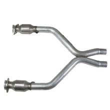 Load image into Gallery viewer, BBK 11-14 Mustang 3.7 V6 Short Mid X Pipe With Catalytic Converters 2-1/2 For BBK Long Tube Headers X Pipes BBK
