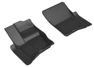 3D Maxpider 20-22 Land Rover Defender 90 / Defender 110 Kagu 1st Row Floormat - Black Floor Mats - Rubber 3D MAXpider   