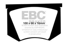 Load image into Gallery viewer, EBC 64-66 Ac Cobra 7.0 Redstuff Rear Brake Pads Brake Pads - Performance EBC   
