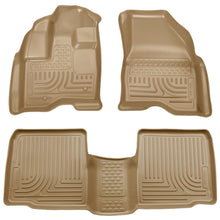 Load image into Gallery viewer, Husky Liners 10-13 Ford Taurus WeatherBeater Combo Tan Floor Liners Floor Mats - Rubber Husky Liners
