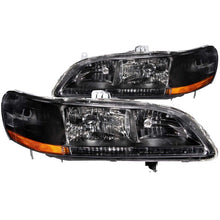 Load image into Gallery viewer, ANZO 1998-2002 Honda Accord Crystal Headlights Black Headlights ANZO
