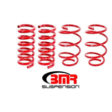 Load image into Gallery viewer, BMR 15-17 S550 Mustang Performance Version Lowering Springs (Set Of 4) - Red Lowering Springs BMR Suspension
