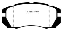 Load image into Gallery viewer, EBC 95-96 Subaru Impreza 2.2 Yellowstuff Front Brake Pads Brake Pads - Performance EBC   
