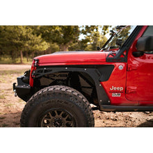 Load image into Gallery viewer, DV8 Offroad 2018+ Jeep Wrangler JL Front Inner Fenders - Black Wheel Well Liners DV8 Offroad

