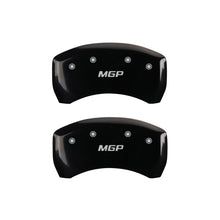 Load image into Gallery viewer, MGP Rear set 2 Caliper Covers Engraved Rear MGP Black finish silver ch Caliper Covers MGP
