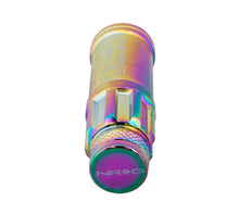 Load image into Gallery viewer, NRG 700 Series M12 X 1.5 Steel Lug Nut w/Dust Cap Cover Set 21 Pc w/Locks &amp; Lock Socket - Neochrome Lug Nuts NRG
