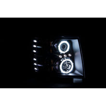 Load image into Gallery viewer, ANZO 2007-2013 Chevrolet Silverado 1500 Projector Headlights w/ Halo Black Headlights ANZO
