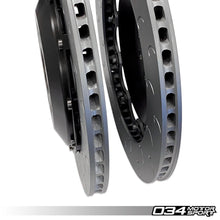 Load image into Gallery viewer, 034 Motorsport Brake Rotors - Slotted 034 Motorsport 350mm 2-Piece Floating Rear Brake Rotor Upgrade for MQB VW &amp; Audi

