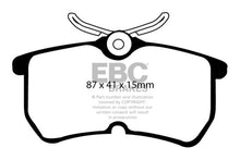 Load image into Gallery viewer, EBC 13+ Ford Fiesta 1.6 Turbo ST Greenstuff Rear Brake Pads Brake Pads - Performance EBC   
