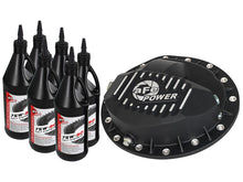 Load image into Gallery viewer, AFE Rear Differential Cover Black w/Machined Fins Nissan Titan XD 16-19 - w/Oil Diff Covers aFe
