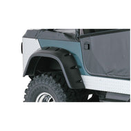 Bushwacker 59-83 Jeep CJ5 Cutout Style Flares 2pc - Black Fender Flares Bushwacker