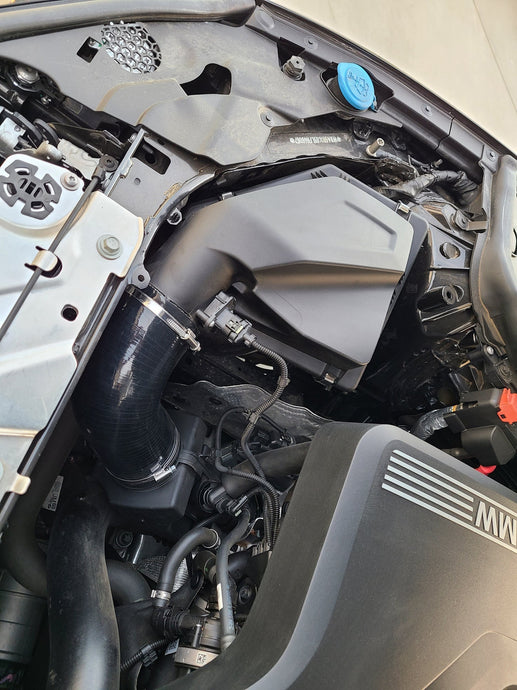 BMS Silicone Intake Pipe Hose Upgrade - BMW / G20 / B46 / B48 / 330i / 330iX Engine > Cooling > Intakes ### Engine > Intake > Air Intake Burger Motorsports   
