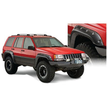 Load image into Gallery viewer, Bushwacker 93-98 Jeep Grand Cherokee Cutout Style Flares 4pc - Black Fender Flares Bushwacker
