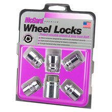 Load image into Gallery viewer, McGard Wheel Lock Nut Set - 5pk. (Cone Seat) M12X1.25 / 13/16 Hex / 1.28in. Length - Chrome Lug Nuts McGard
