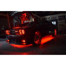 Load image into Gallery viewer, Oracle 15-21 Dodge Challenger Waterproof LED Fog Light Halo Kit - ColorSHIFT SEE WARRANTY Fog Lights ORACLE Lighting
