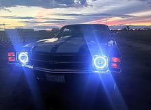 Load image into Gallery viewer, Oracle Pre-Installed Lights 7 IN. Sealed Beam - White Halo SEE WARRANTY Headlights ORACLE Lighting
