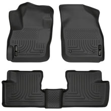 Load image into Gallery viewer, Husky Liners 10-12 Mazda 3 WeatherBeater Combo Black Floor Liners Floor Mats - Rubber Husky Liners

