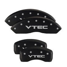 Load image into Gallery viewer, MGP 4 Caliper Covers Engraved Front &amp; Rear MGP Black finish silver ch Caliper Covers MGP
