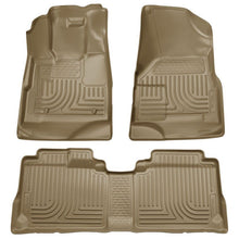 Load image into Gallery viewer, Husky Liners 09-12 Ford Escape/Mazda Tribute (Base/Hybrid) WeatherBeater Combo Tan Floor Liners Floor Mats - Rubber Husky Liners
