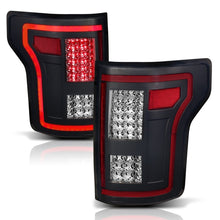 Load image into Gallery viewer, ANZO 15-17 Ford F-150 LED Taillights Black w/ Sequential Tail Lights ANZO
