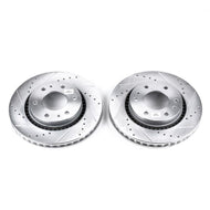 Power Stop 06-07 Buick Rainier Front Evolution Drilled & Slotted Rotors - Pair Brake Rotors - Slot & Drilled PowerStop
