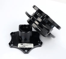 Load image into Gallery viewer, NRG Quick Release SFI SPEC 42.1 - Shiny Black Body / Shiny Black Ring Quick Release Adapters NRG
