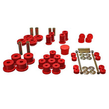 Load image into Gallery viewer, Energy Suspension 67-73 Ford Mustang Red Hyper-flex Master Bushing Set Bushing Kits Energy Suspension
