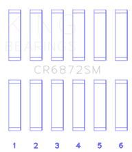 Load image into Gallery viewer, King Toyota 1GR-FE (Size +.50mm) Connecting Rod Bearing Set Bearings King Engine Bearings
