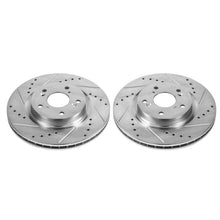 Load image into Gallery viewer, Power Stop 12-16 Honda CR-V Front Evolution Drilled &amp; Slotted Rotors - Pair Brake Rotors - Slot &amp; Drilled PowerStop   
