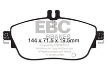 Load image into Gallery viewer, EBC 13+ Mercedes-Benz CLA250 2.0 Turbo Yellowstuff Front Brake Pads Brake Pads - Performance EBC   
