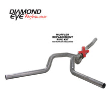 Load image into Gallery viewer, Diamond Eye KIT 4in CB MFLR RPLCMENT PIPE DUAL SS: 2006-2007.5 CHEVY/GMC 6.6L 2500/3500 Catback Diamond Eye Performance
