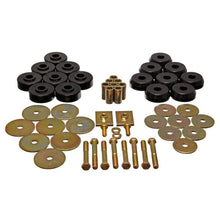 Load image into Gallery viewer, Energy Suspension Body Mount Set Exc. Cconvertible - Black Bushing Kits Energy Suspension
