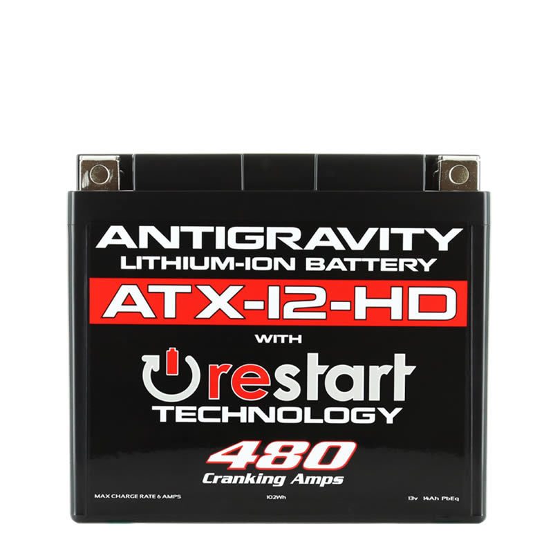 Antigravity YTX12 High Power Lithium Battery w/Re-Start Batteries Antigravity Batteries