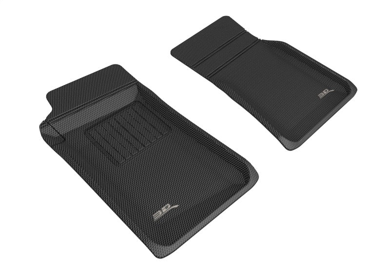3D MAXpider 89-05 Mazda Miata Kagu Floormats - Black Floor Mats - Rubber 3D MAXpider   