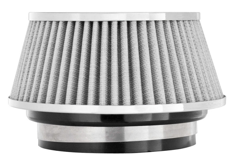Spectre Adjustable Conical Air Filter 2-1/2in. Tall (Fits 3in. / 3-1/2in. / 4in. Tubes) - White Air Filters - Universal Fit Spectre